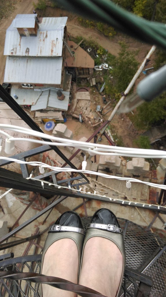 It's a long way down